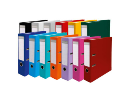 EXACOMPTA Classeur à levier PP Premium, A4, 80 mm, assorti
