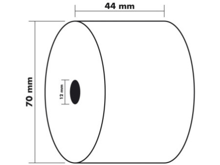 EXACOMPTA Bobines thermiques pour caisses, 44 mm x 60 m