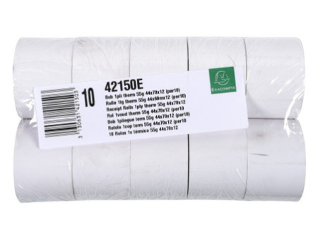 EXACOMPTA Bobines thermiques pour caisses, 44 mm x 60 m