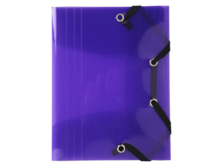 EXACOMPTA Chemise à élastique 3 rabats Crystal, 120 x 160 mm