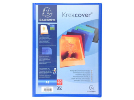 EXACOMPTA Protège-documents Kreacover, A4, PP, assorti
