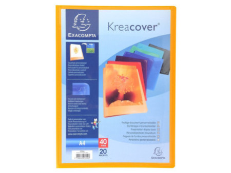 EXACOMPTA Protège-documents Kreacover, A4, PP, assorti
