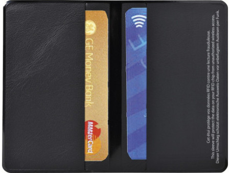 EXACOMPTA Etui de protection RFID Hidentity Double, noir