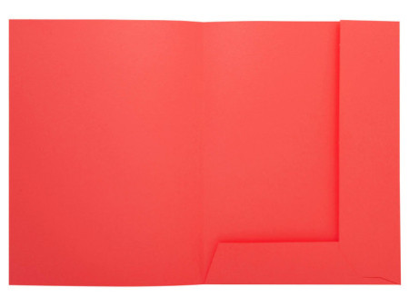 EXACOMPTA Chemise à rabats SUPER 250, A4, carton, rouge