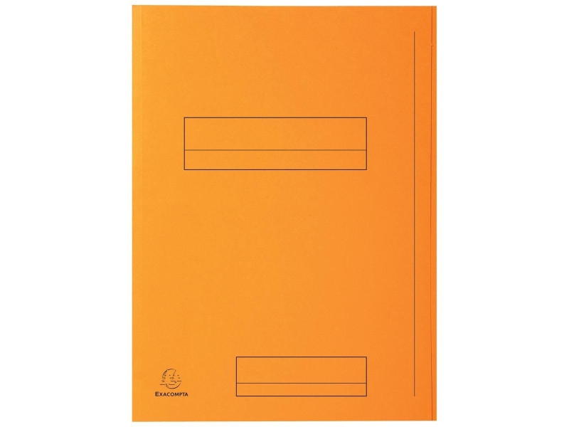 EXACOMPTA Chemise à rabats SUPER 250, A4, carton, orange