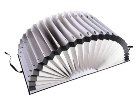 EXACOMPTA Trieur accordéon 1-31, pour format A4, noir