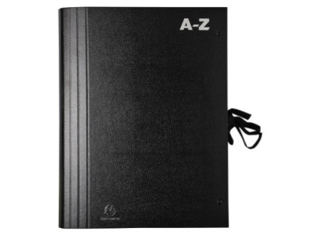 EXACOMPTA Trieur accordéon A-Z, pour format A4, noir