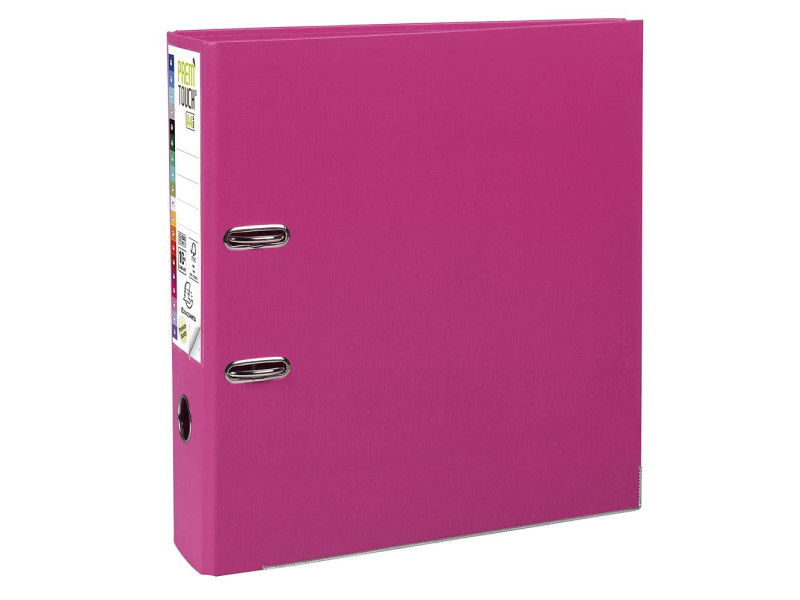 EXACOMPTA Classeur à levier PP Premium, A4, 80 mm, framboise