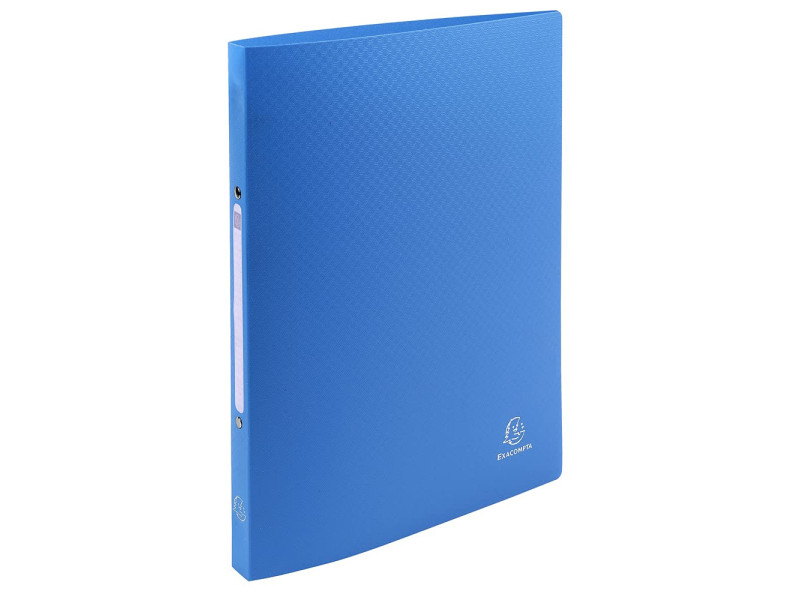 EXACOMPTA Classeur souple, PP, 2 anneaux, A4, bleu