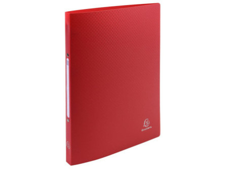 EXACOMPTA Classeur souple, PP, 2 anneaux, A4, rouge