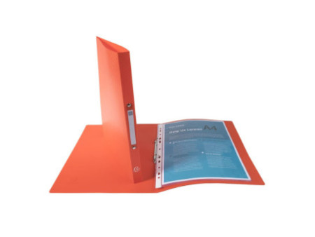 EXACOMPTA Classeur souple, PP, 2 anneaux, A4, rouge