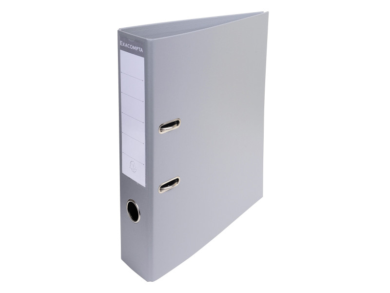 EXACOMPTA Classeur à levier PVC Premium, A4, 70 mm, gris