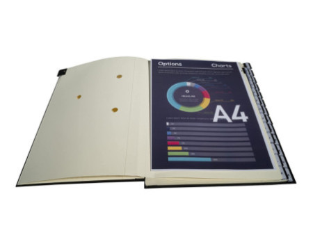 EXACOMPTA Trieur Ordonator, A4, A-Z, 26 compartiments, noir