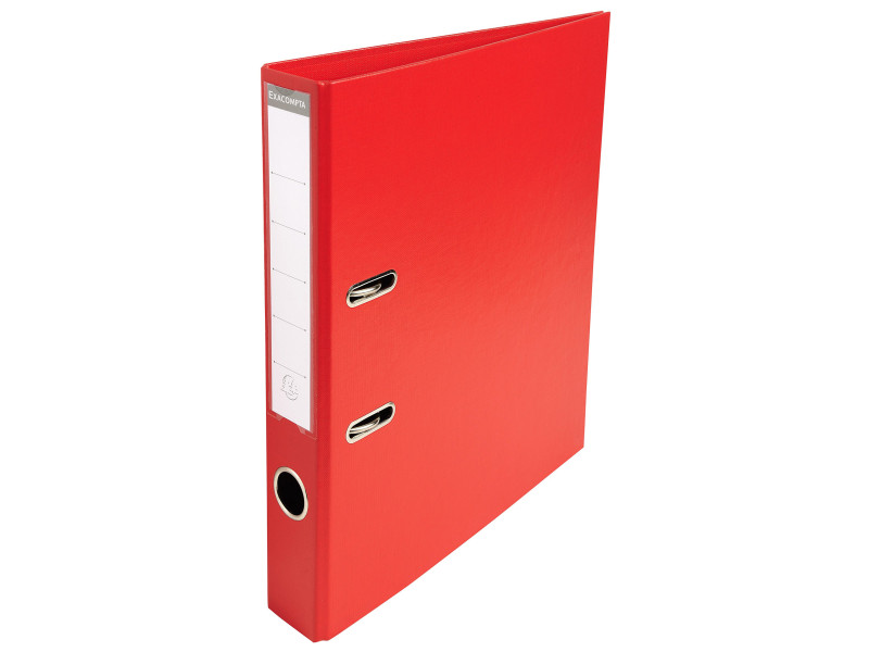 EXACOMPTA Classeur à levier PVC Premium, A4, 50 mm, rouge