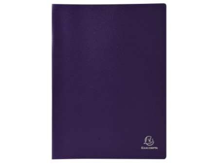 EXACOMPTA Protège-documents, A4, PP, 100 pochettes, assorti