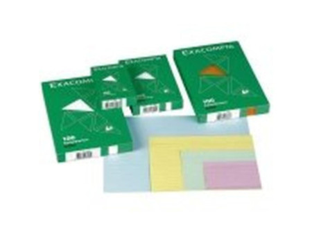 EXACOMPTA Fiches bristol, A4, uni, jaune