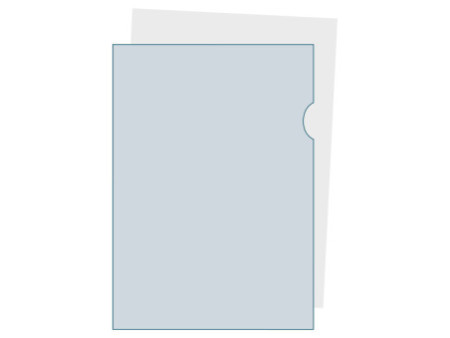 EXACOMPTA Pochette coin, A4, PP, 0,12 mm, transparent lisse