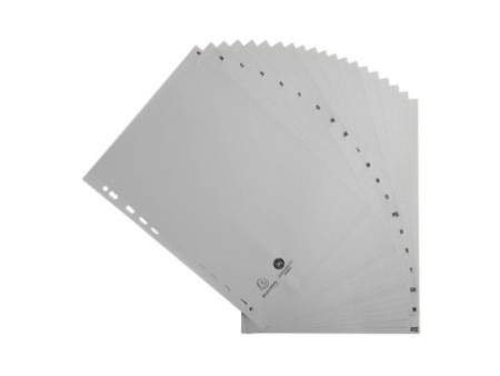 EXACOMPTA Intercalaires en plastique, A-Z, A4, 20 touches