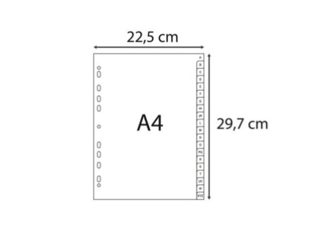 EXACOMPTA Intercalaires en plastique, A-Z, A4, 20 touches