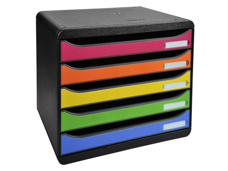 EXACOMPTA Module de classement BIG-BOX PLUS, arlequin