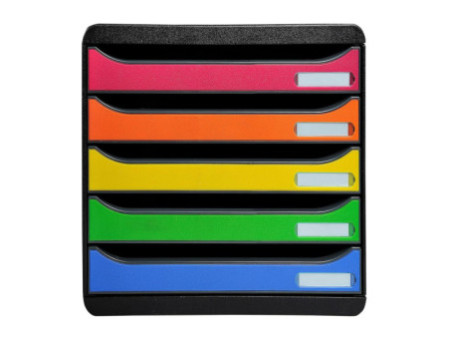 EXACOMPTA Module de classement BIG-BOX PLUS, arlequin