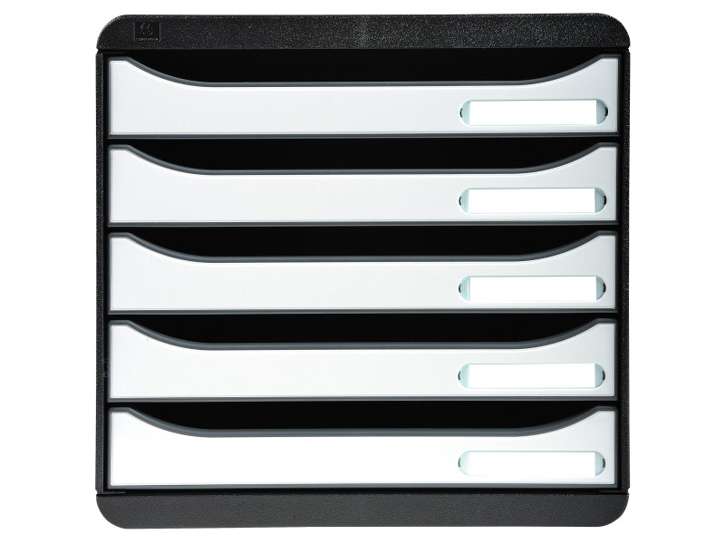 EXACOMPTA Module de classement BIG-BOX PLUS, 5 tiroirs,blanc