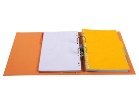 EXACOMPTA Classeur à levier PVC Premium, A4, 70 mm, orange