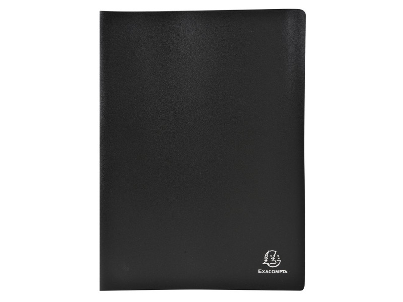 EXACOMPTA Protège-documents, A4, PP, 40 pochettes, noir
