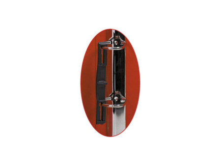 EXACOMPTA Classeur rembordé PVC, 4 anneaux en D, A4, bleu