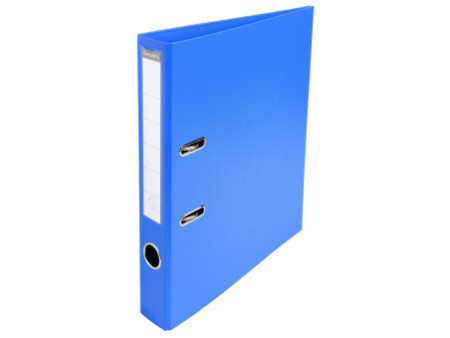 EXACOMPTA Classeur à levier PVC Premium, A4, 50 mm, bleu