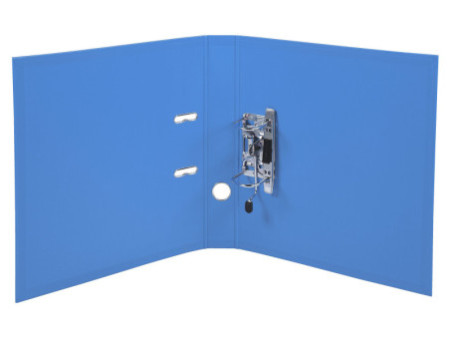 EXACOMPTA Classeur à levier PVC Premium, A4, 50 mm, bleu