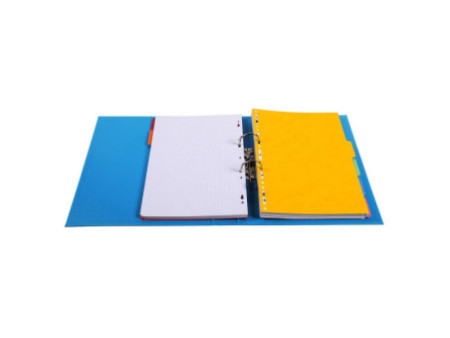 EXACOMPTA Classeur à levier PVC Premium, A4, 50 mm, bleu