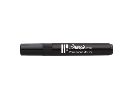 Sharpie Marqueur permanent W10, pointe biseautée, noir