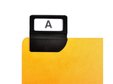 EXACOMPTA Guides alphabétiques pour boîte à fiches, A6 haut