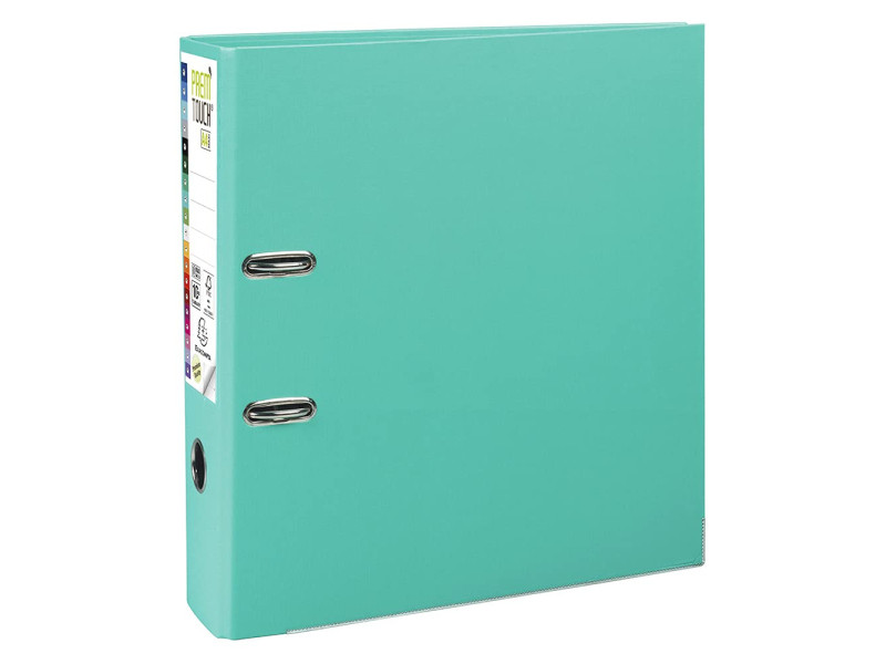 EXACOMPTA Classeur à levier PP Premium, A4, 80 mm, turquoise