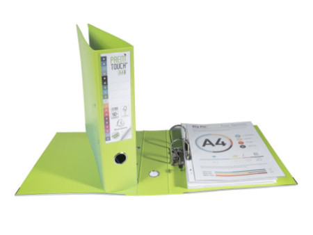 EXACOMPTA Classeur à levier PP Premium, A4, 80 mm, vert anis