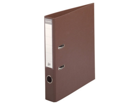 EXACOMPTA Classeur à levier PVC Premium, A4, 50 mm, marron