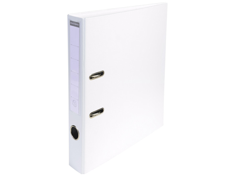 EXACOMPTA Classeur à levier PVC Premium, A4, 50 mm, blanc