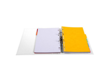 EXACOMPTA Classeur à levier PVC Premium, A4, 50 mm, blanc
