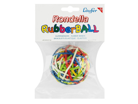 Läufer Bracelets élastiques RONDELLA Rubberball en sachet -