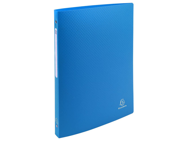 EXACOMPTA Classeur souple, PP, 4 anneaux, A4, bleu clair
