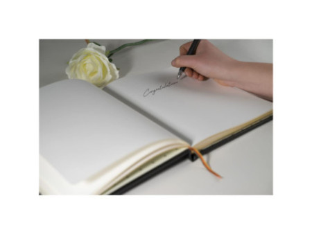 EXACOMPTA Livre d'Or Alpille, 220 x 260 mm, noir