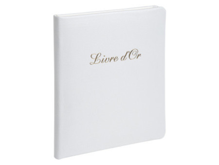 EXACOMPTA Livre d'Or Alpille, 220 x 260 mm, blanc