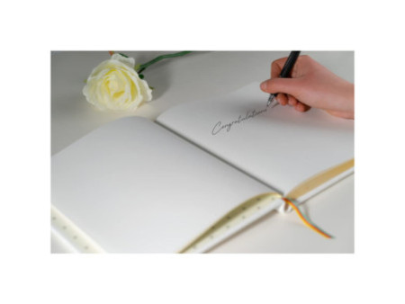 EXACOMPTA Livre d'Or Alpille, 220 x 260 mm, blanc