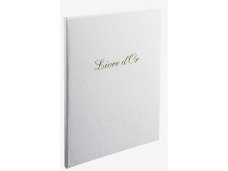 EXACOMPTA Livre d'Or Balacron, 270 x 220 mm, blanc