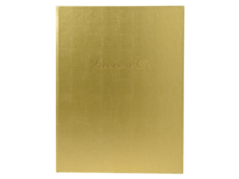 EXACOMPTA Livre d'Or Balacron, 270 x 220 mm, or