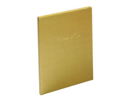 EXACOMPTA Livre d'Or Balacron, 270 x 220 mm, or