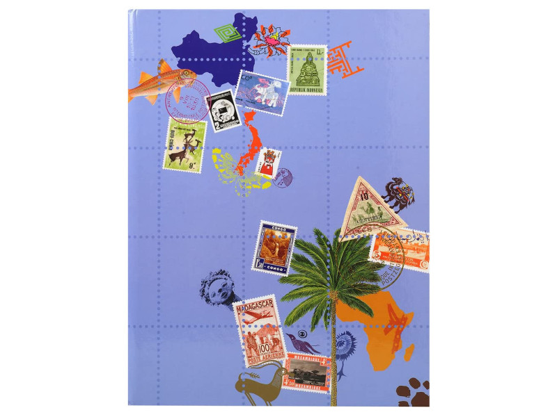 EXACOMPTA Album de timbres Globetrotter, 170 x 225 mm