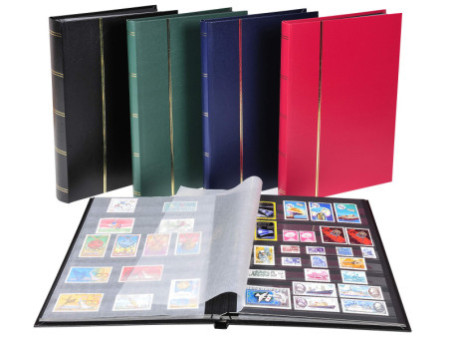 EXACOMPTA Album de timbres, 225 x 305 mm, 16 pages, noir