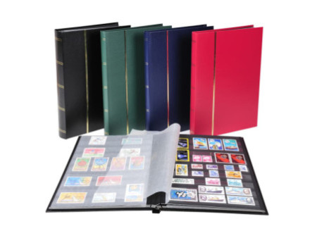 EXACOMPTA Album de timbres, 225 x 305 mm, 16 pages, rouge